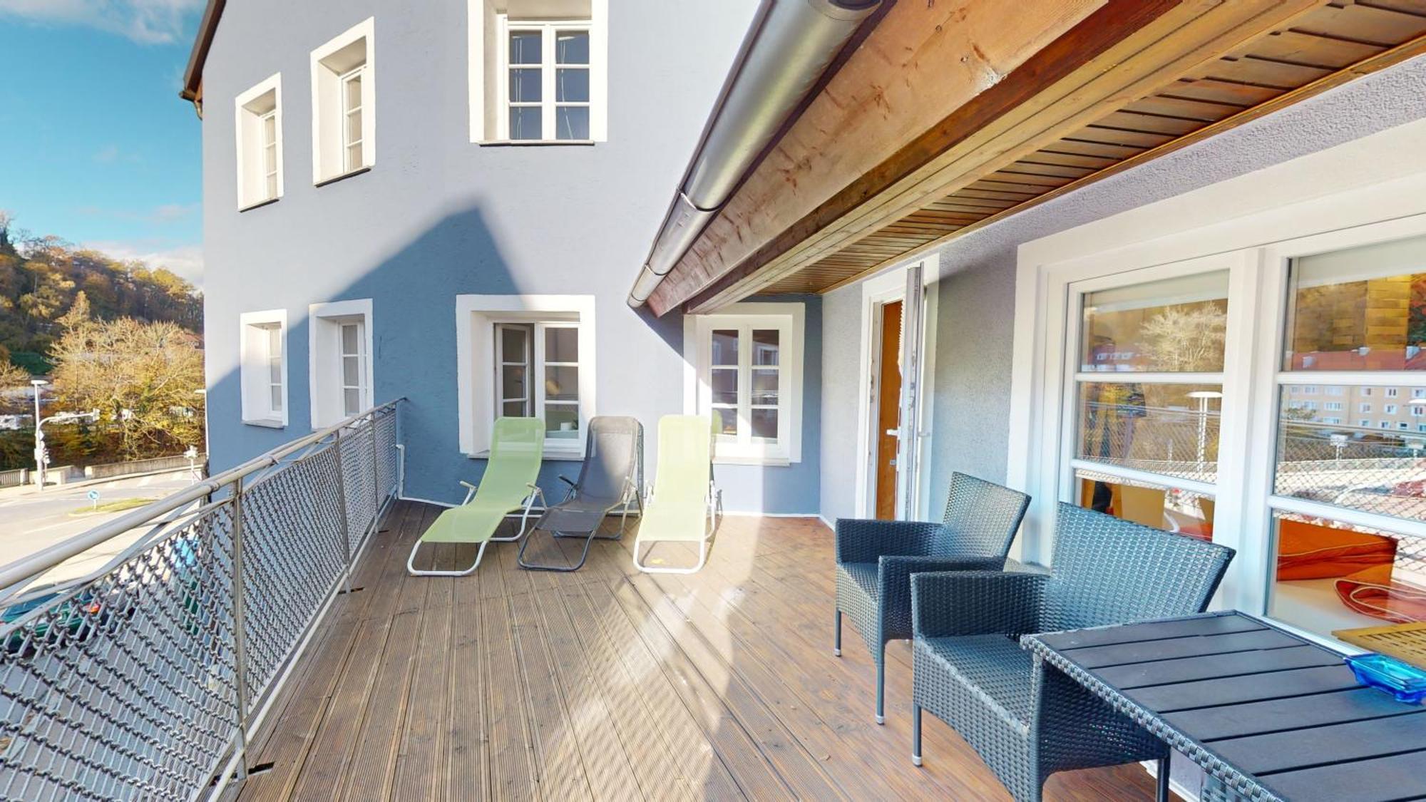 Hufschmieds Bleibe Apartment Пасау Екстериор снимка